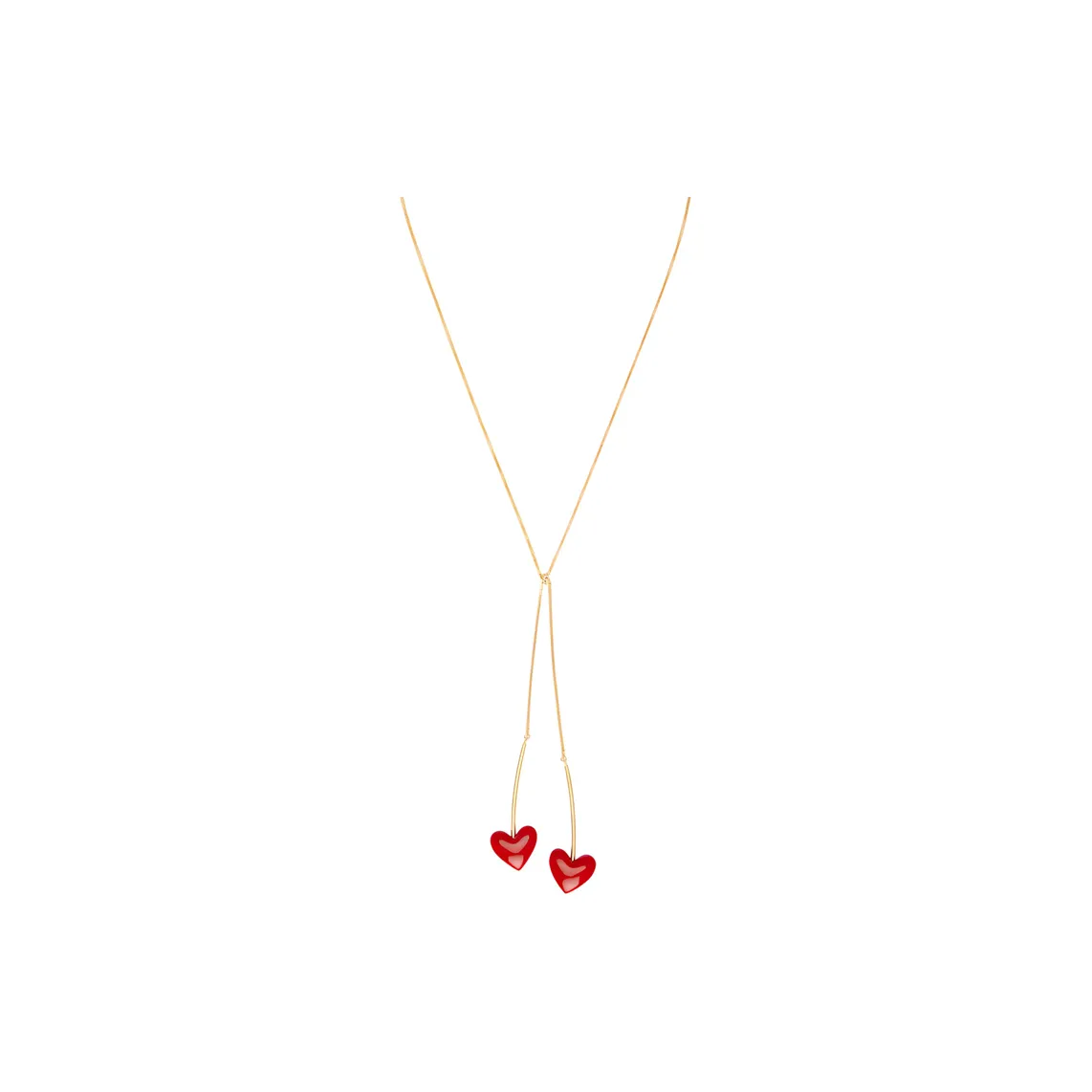 A.P.C . Heart pendants Necklace