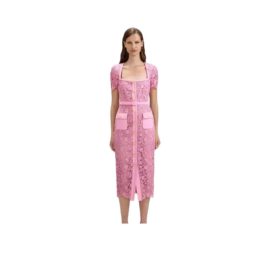 Self portrait Short Sleeved Dress Women's