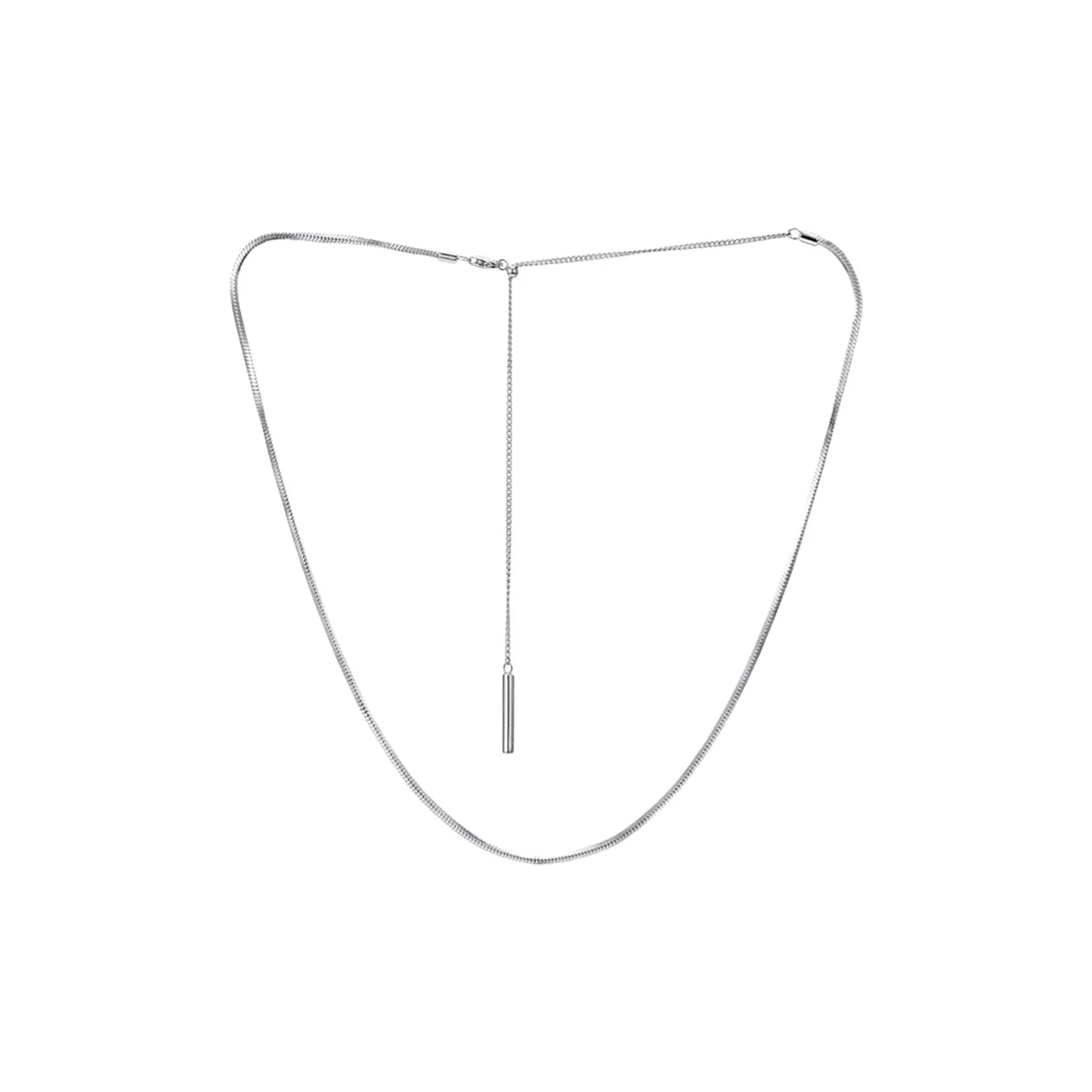 Arsis Покрытие K Золото с Толстой Серебряной Платиной Ожерелья Унисекс Золото и Серебряный Два Тона