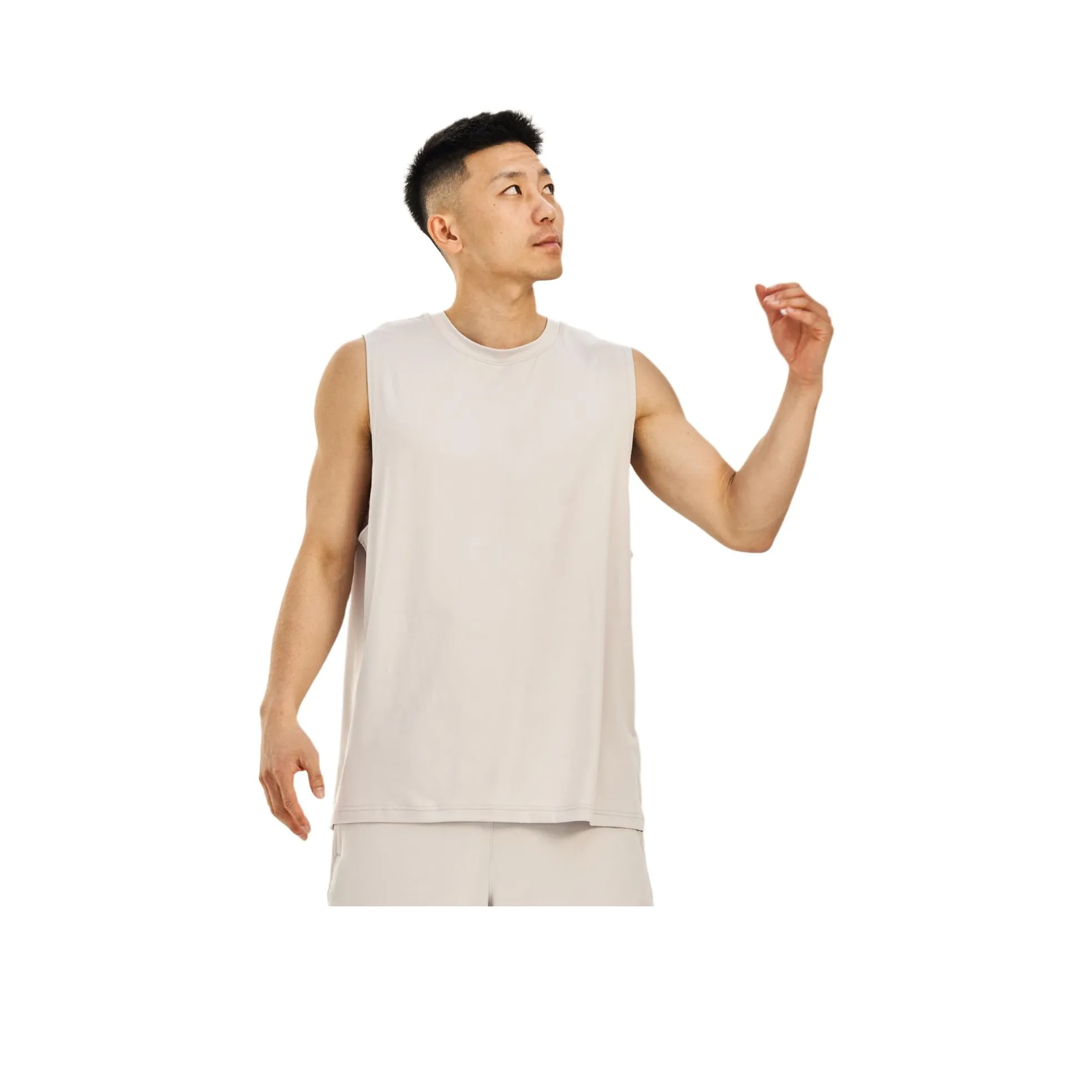 FUTURE MAKER Sport Vests Unisex Beige