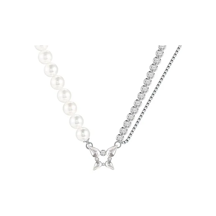 Abyb Charming Сплав Ожерелье Серебряное Женское