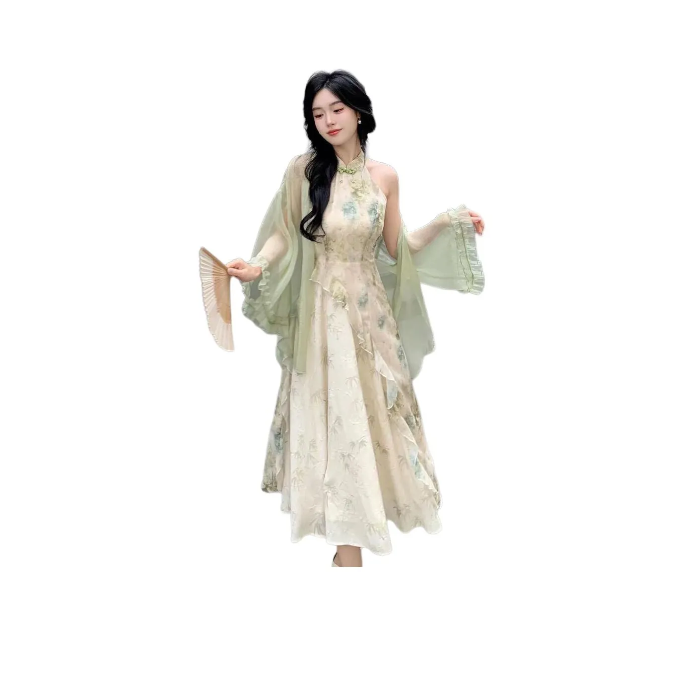 Vine Color Без рукавов Платье Женское