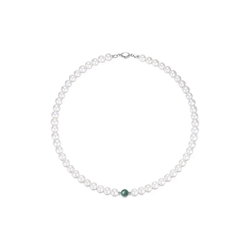 ZHOUBAIFU Pearl Necklaces Unisex