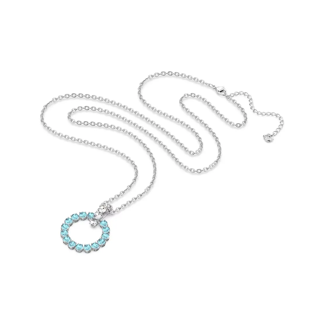 Swarovski Exalta Rhodium-Plated Artificial Crystal Necklaces Women's