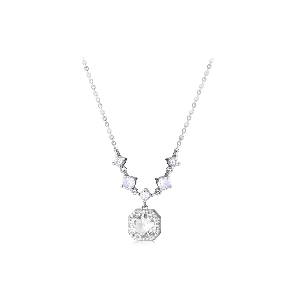 JOYDINNY Серебро S925 Ожерелье Женское