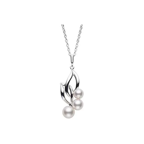 MIKIMOTO Necklaces Women's Silver