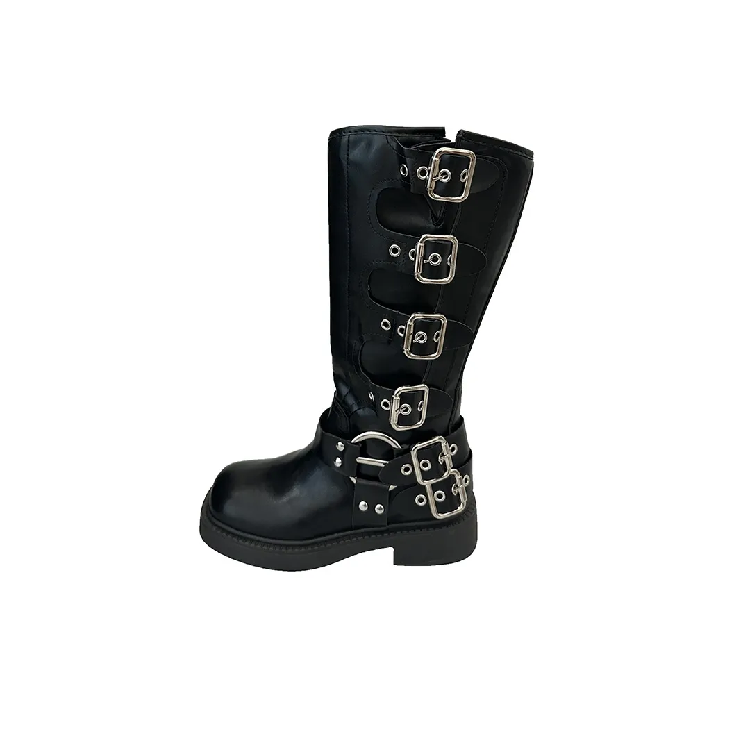 Aimilian Женские высокие сапоги с высоким каблуком коробка