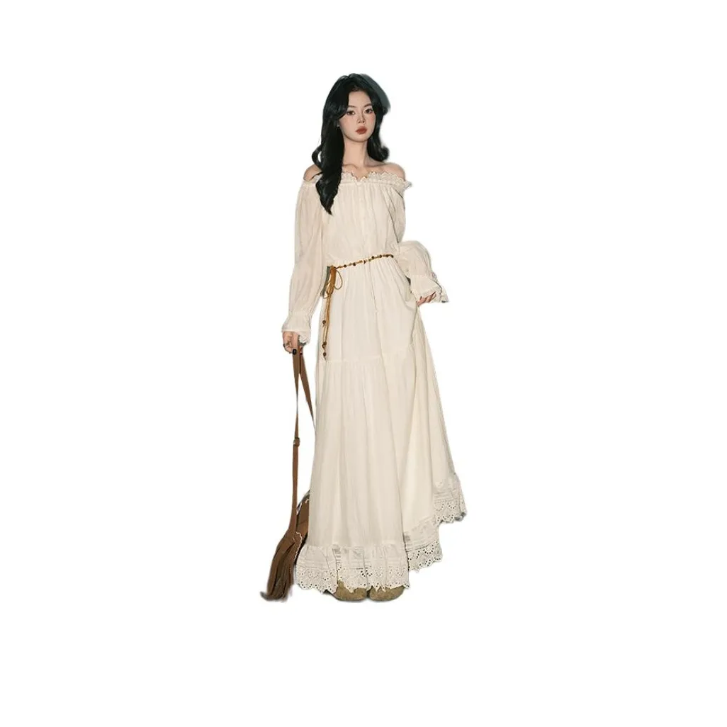 FOREVER 21 Длинное платье с длинными рукавами женское