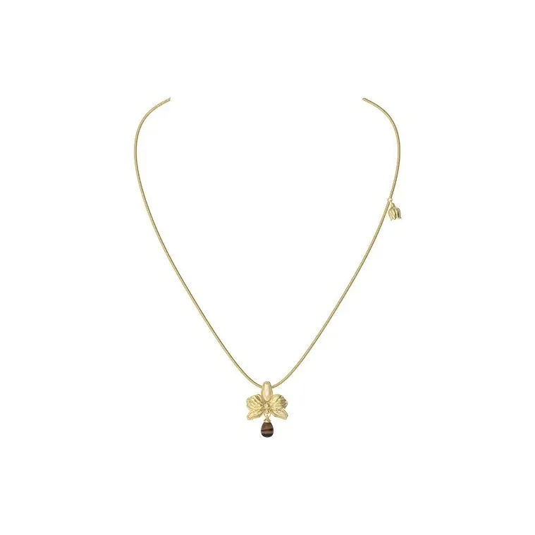 GOOGMO 18К Золото Покрытие Медные Ожерелья Женские