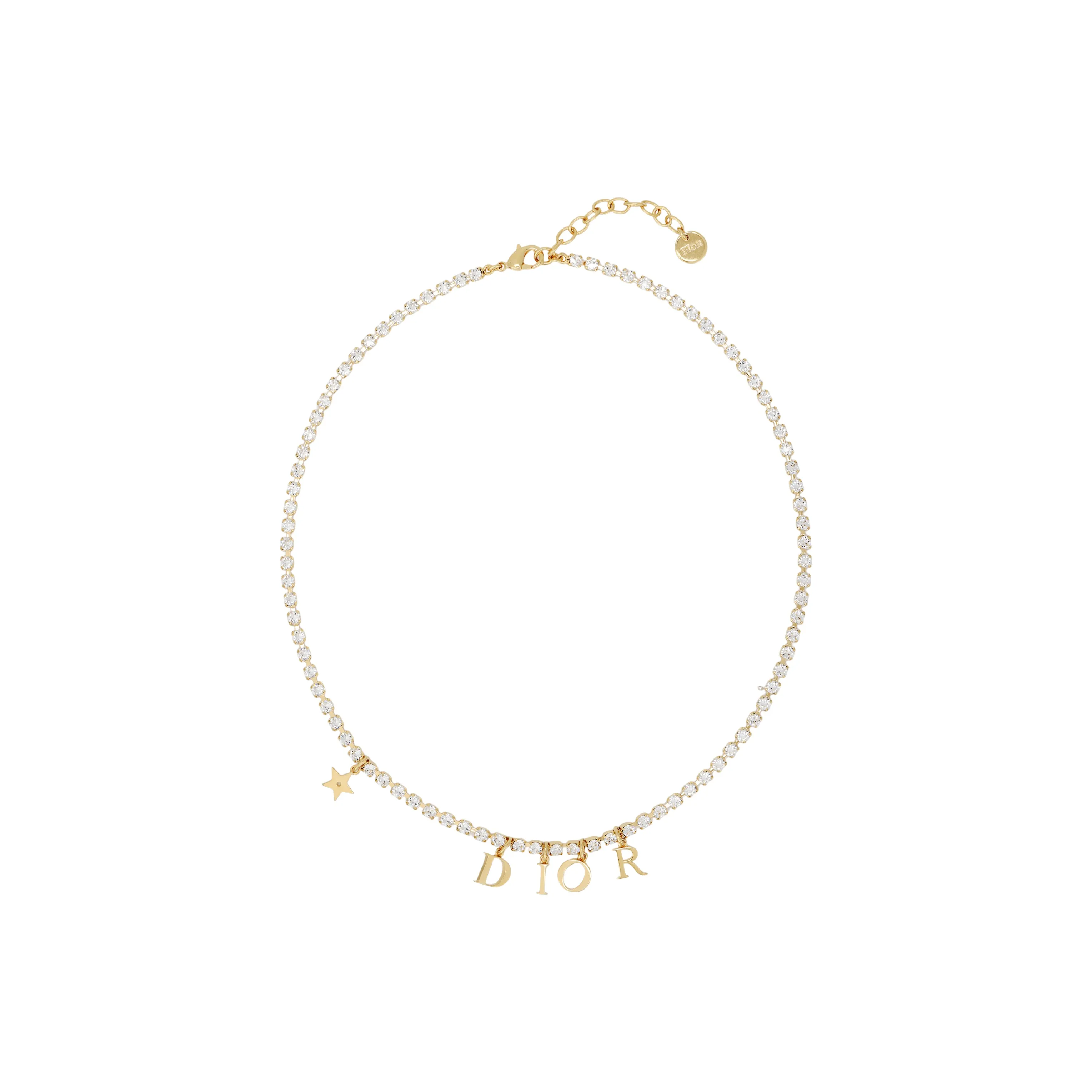 DIOR Metal Necklaces Women's Gold