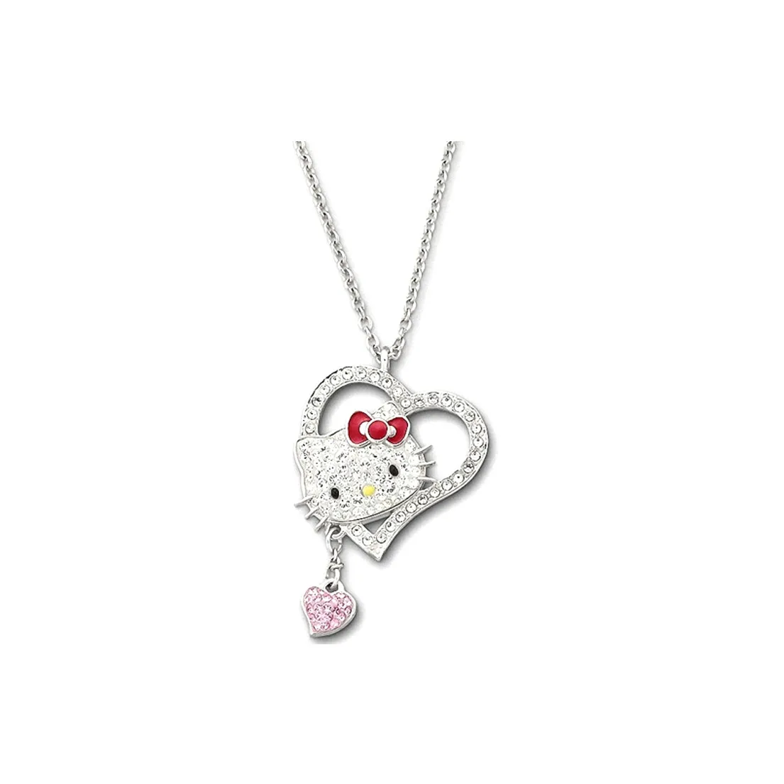 Swarovski Cross White Gold Necklaces Women's