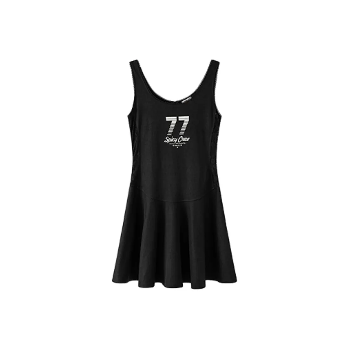 CHUU Черные Женские Платья без рукавов