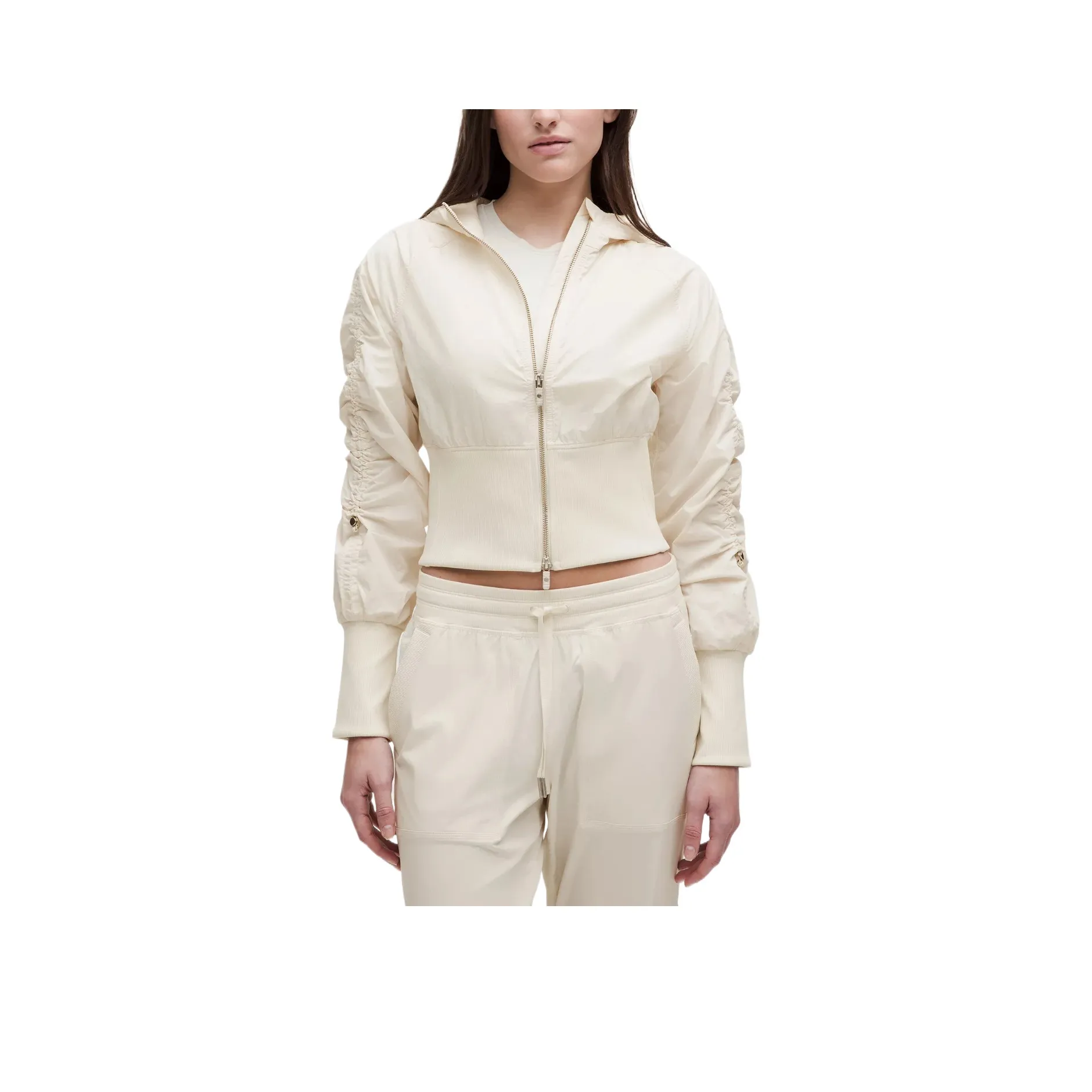 lululemon Куртка Женская Светлый Бежевый