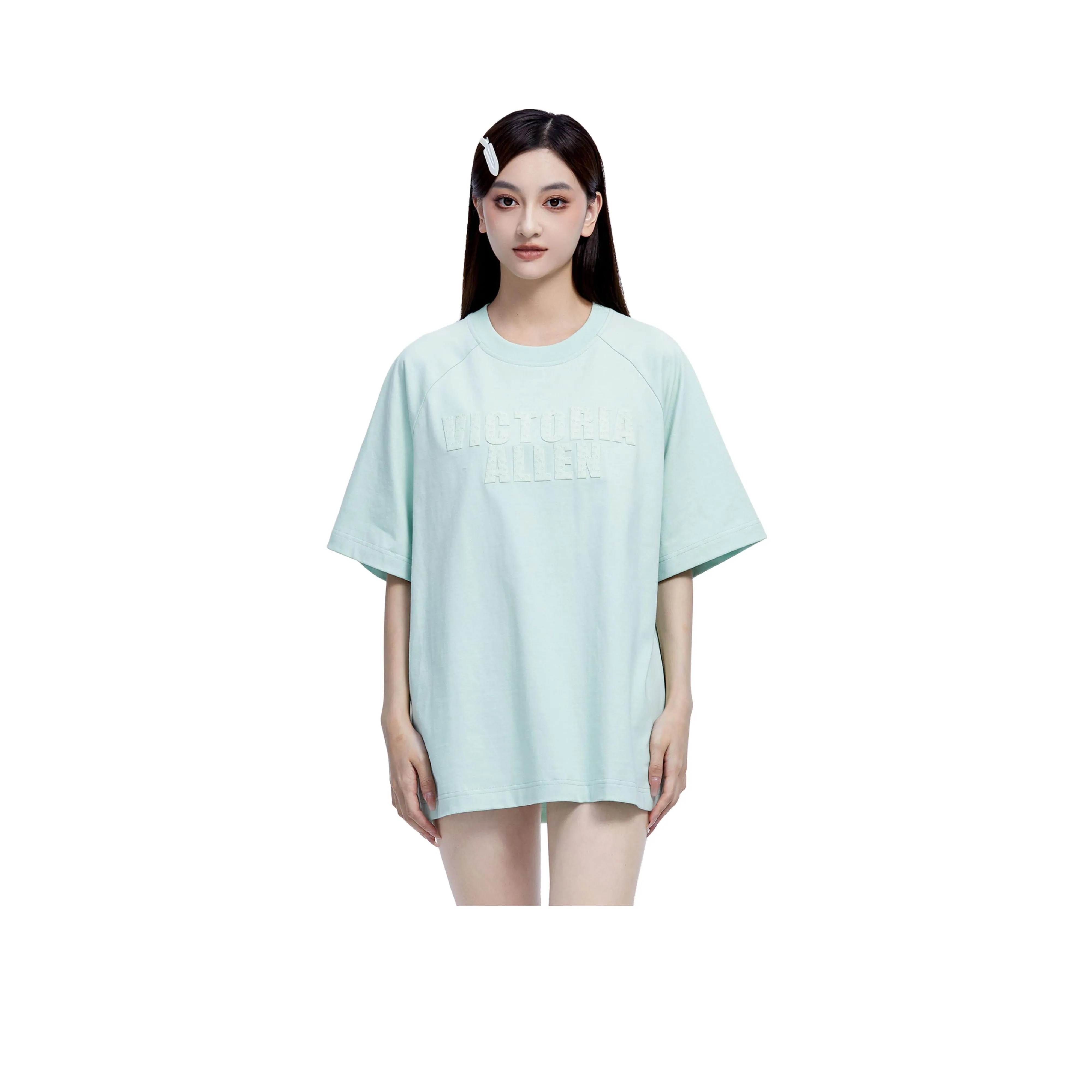 VICTORIA ALLEN T Shirts Women's Light Green