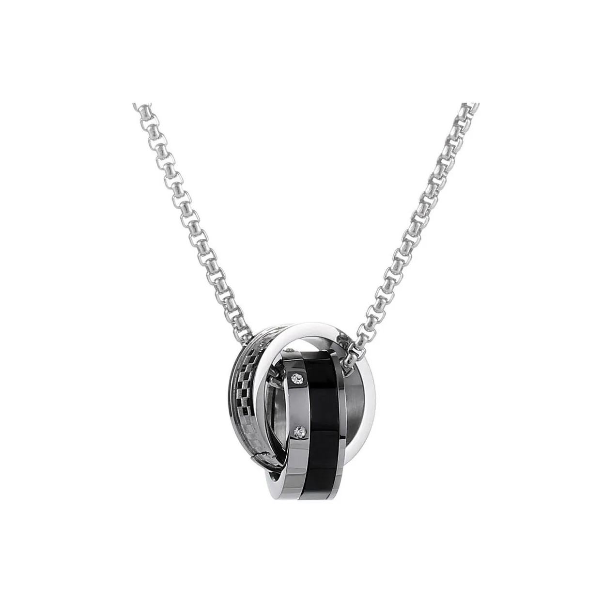 Cooraree Титановые стальные ожерелья унисекс