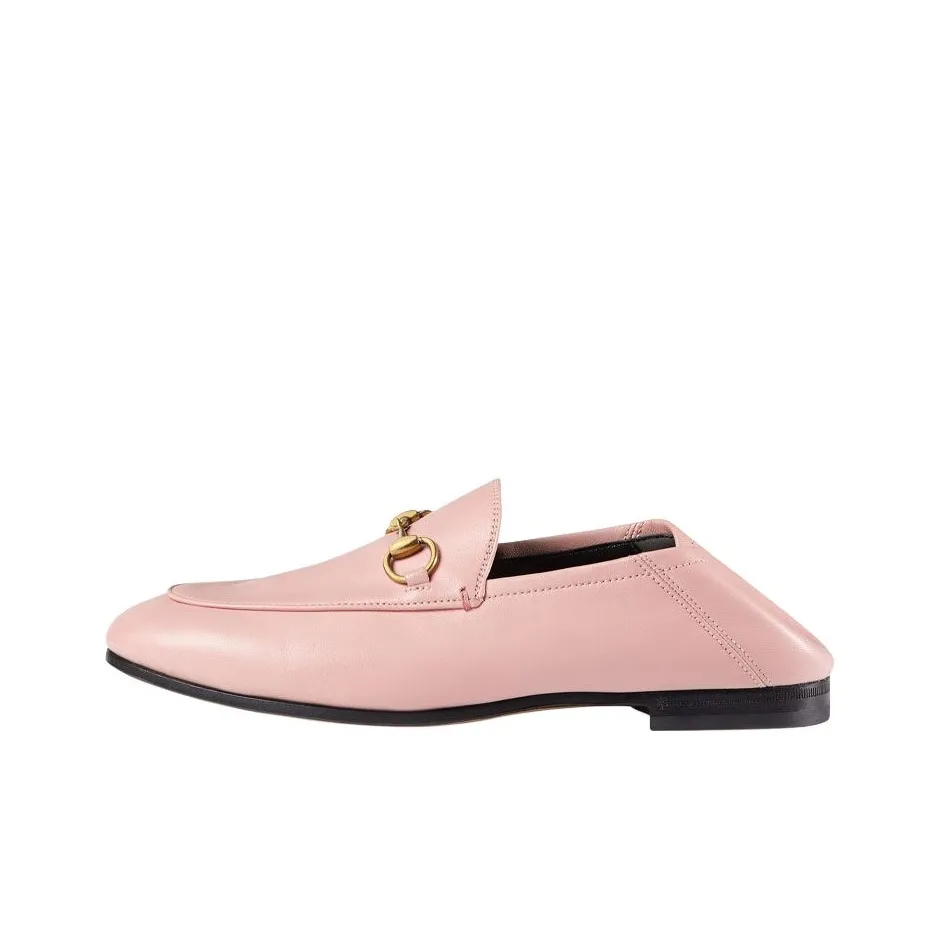 GUCCI Leather Horsebit Loafer Perfect Pink Women's