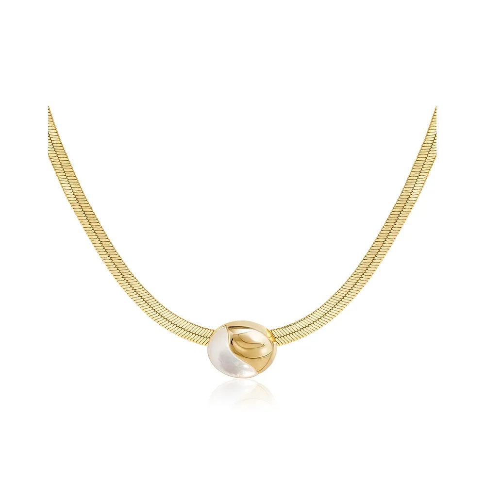 Amber Lollipop Mother Of Pearl Necklaces Women's