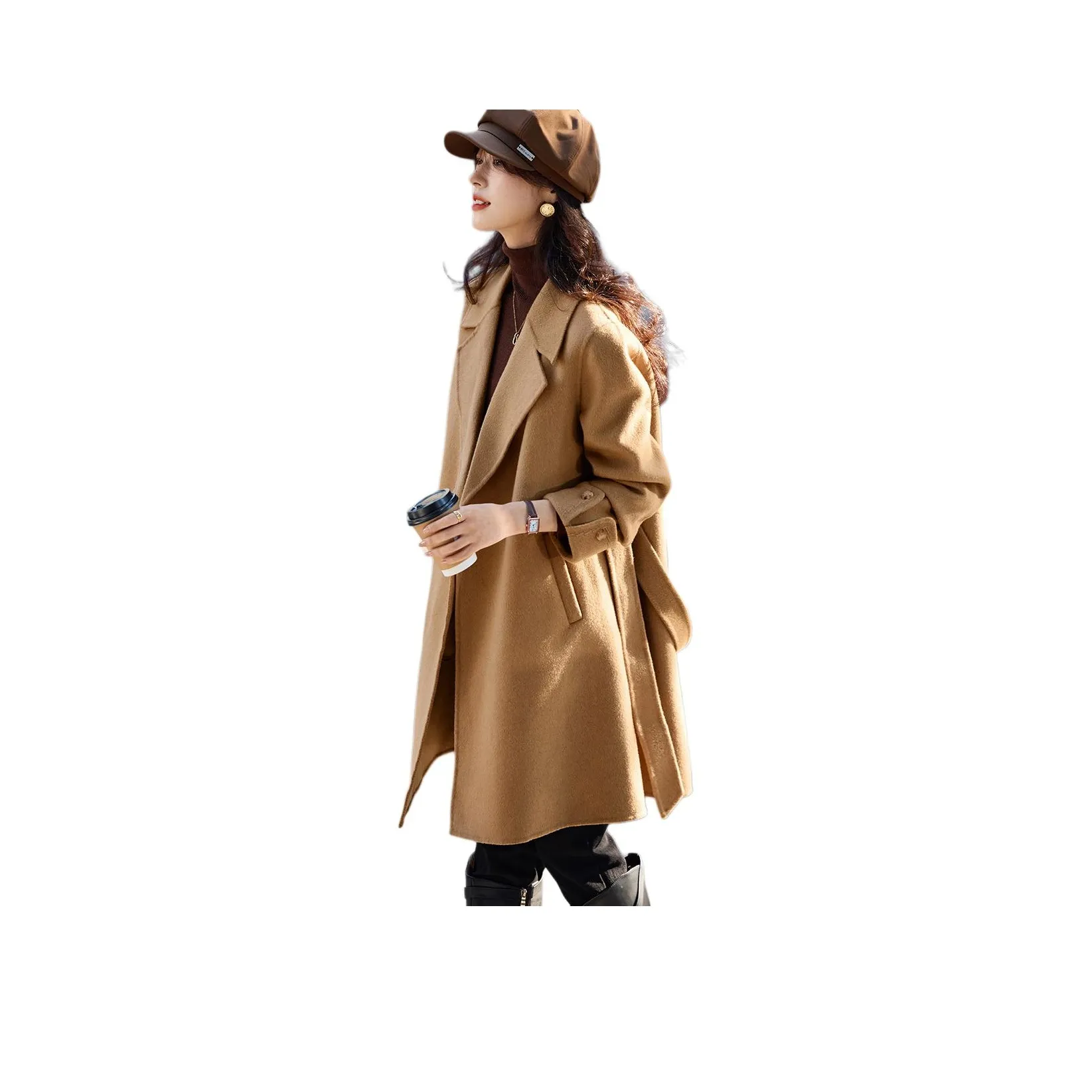 Mo Han Yi Mei Куртка Женская Классическая CAMEL