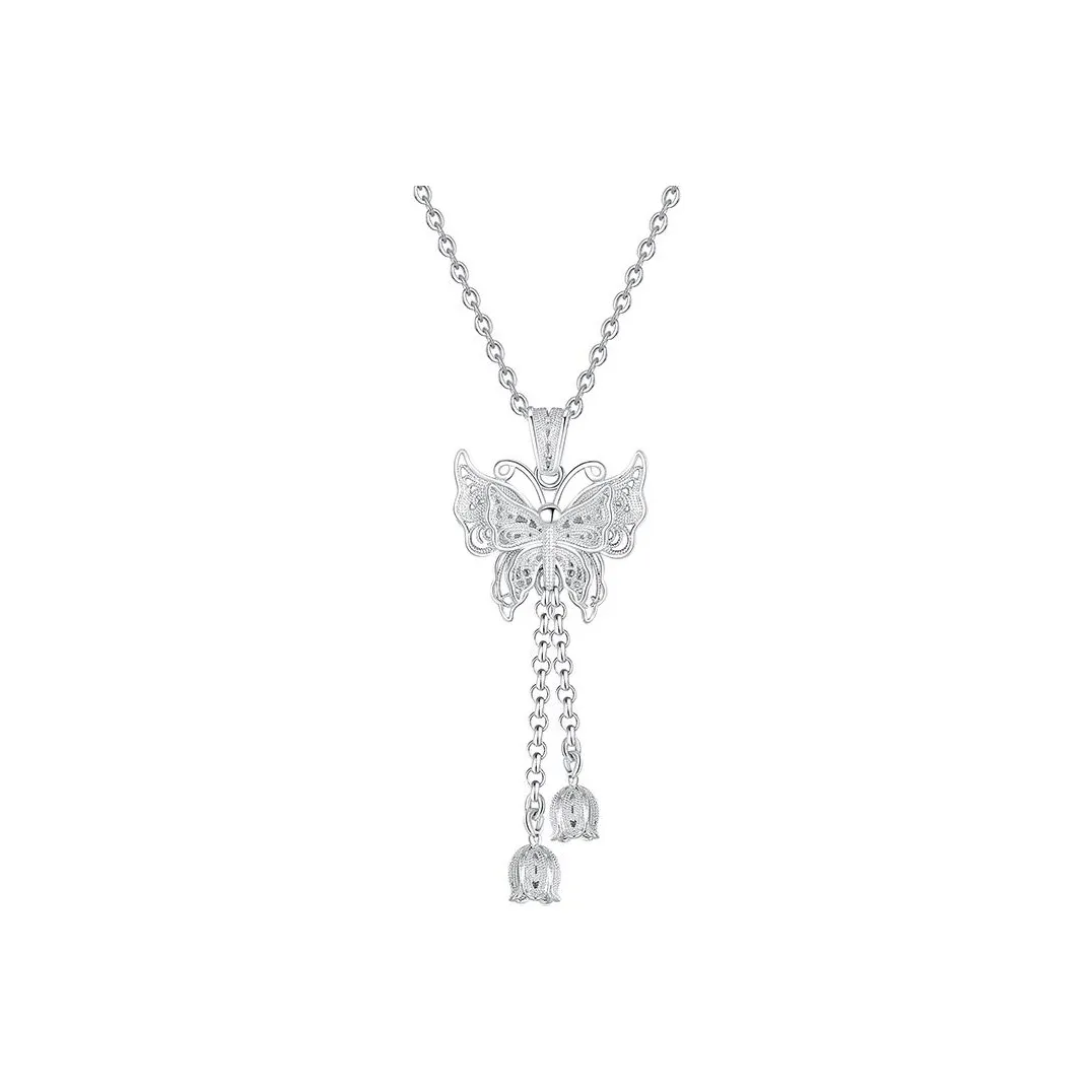 YINCHIE Niche Fringe Bellflower Gift For Female Friend's Birthday Anniversary Box Set Necklaces Women's