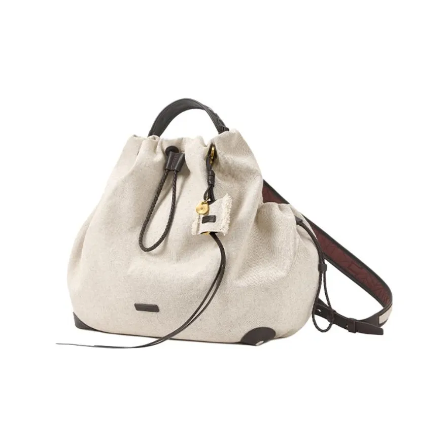 Songmont Рюкзак из коровьей кожи с тканью средний унисекс белый чайный и синий окрашенный бесконечный набор одежды