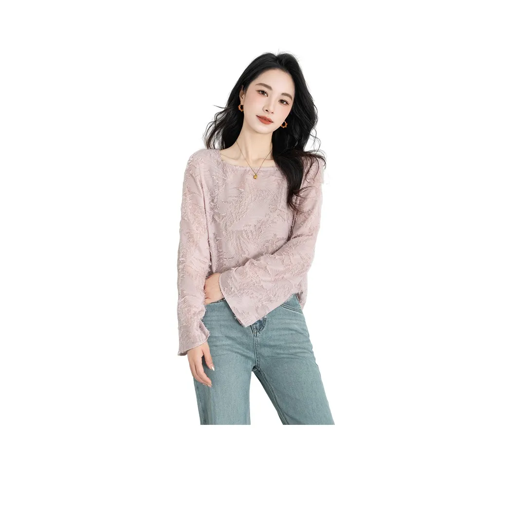 Shavani Весна Рубашка Женская Розовый Фиолетовый