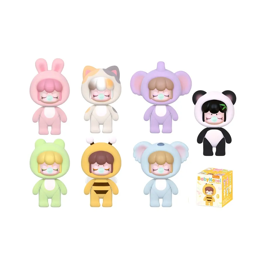 RuoLai If Babynanci Comes FLUFFY Party Collection Слепые коробки Одиночная коробка Целая коробка 6 шт