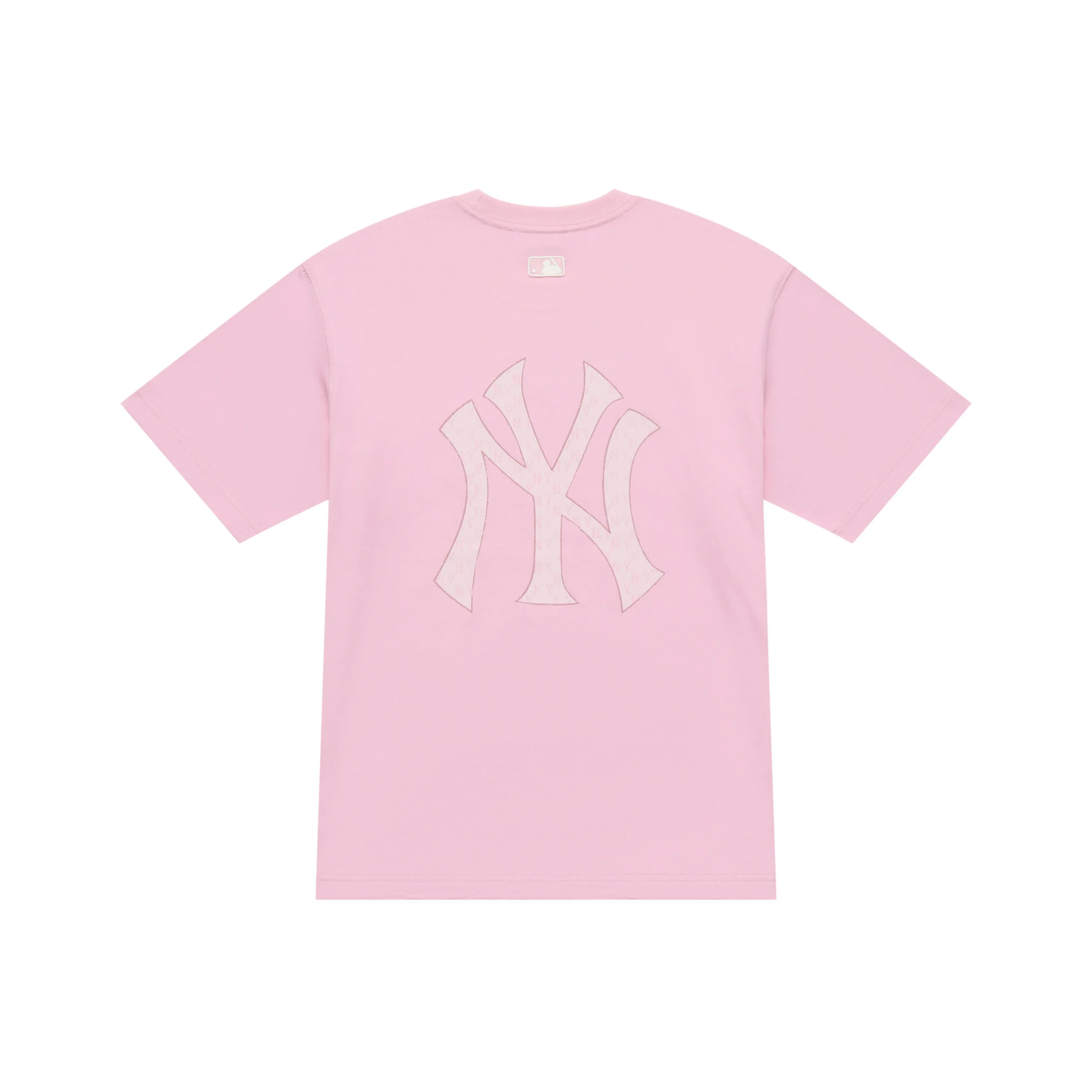 MLB MONOGRAM Коллекция New York Yankees FW25 T-Shirt Унисекс Розовый
