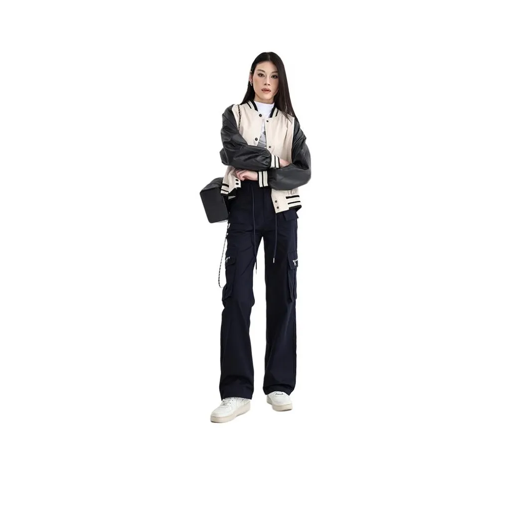 Kazakhstan Cargo Pants Women's Navy Blue