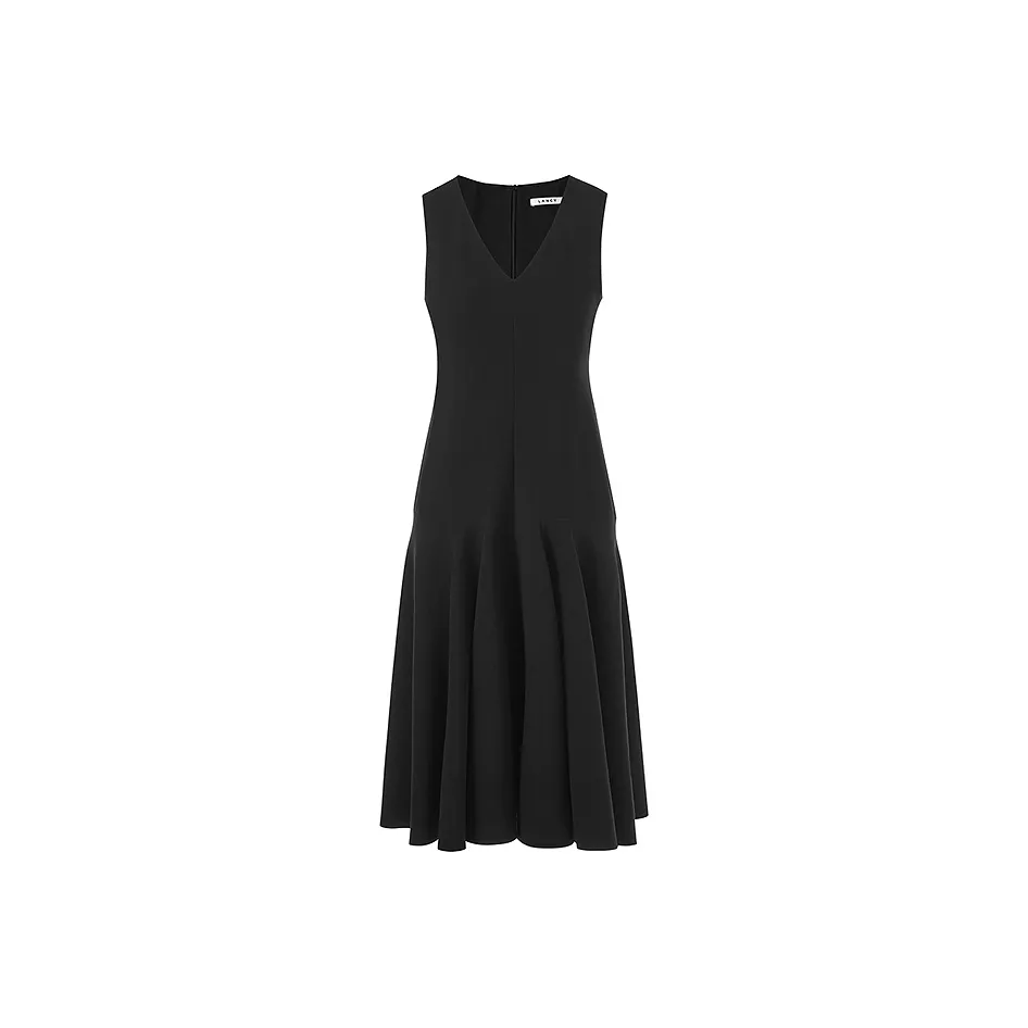 LANCY Черное Женское Платье без Рукавов