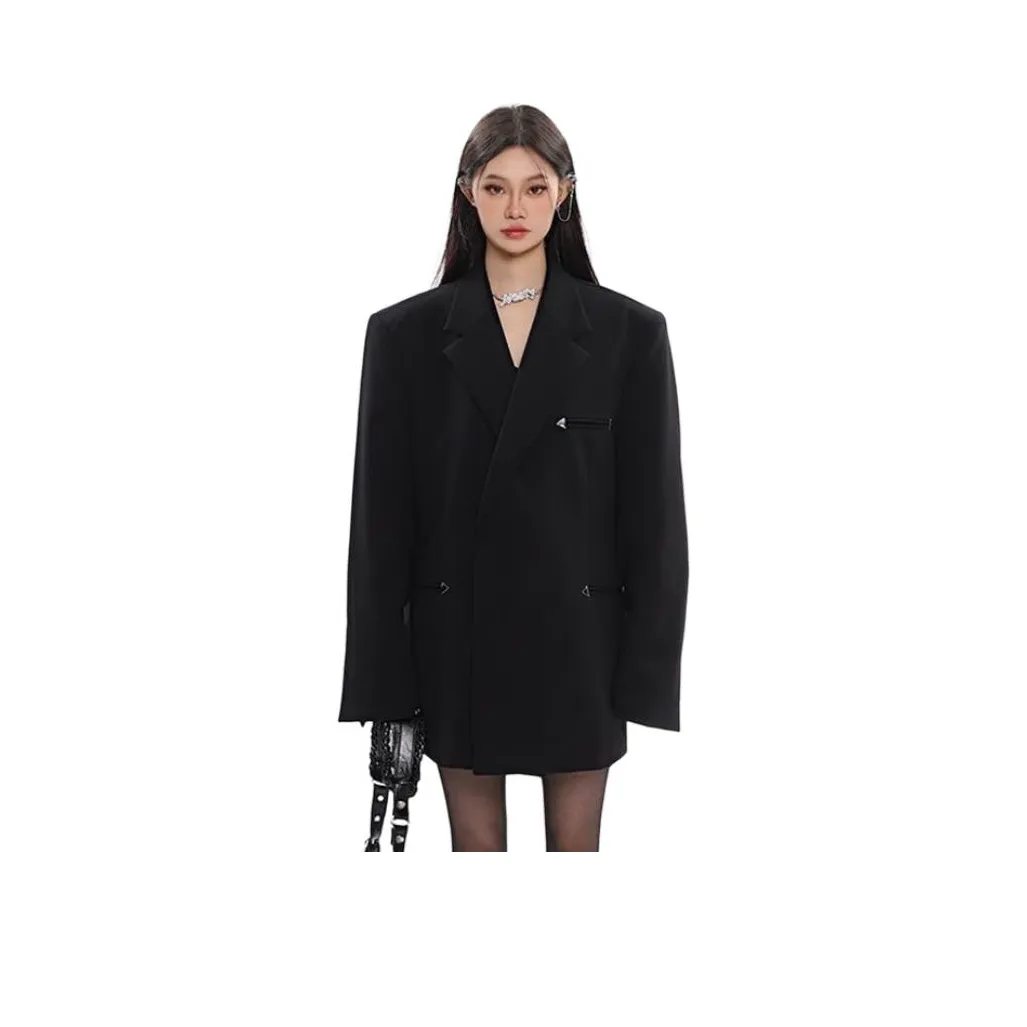 UNA RETA Премиум Черный Унисекс Деловые костюмы