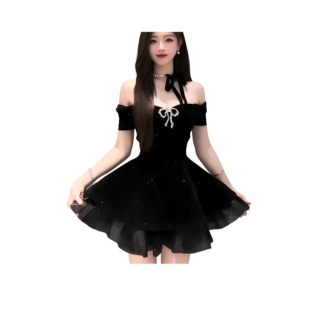 HTHK Lolita Dresses Women's Black