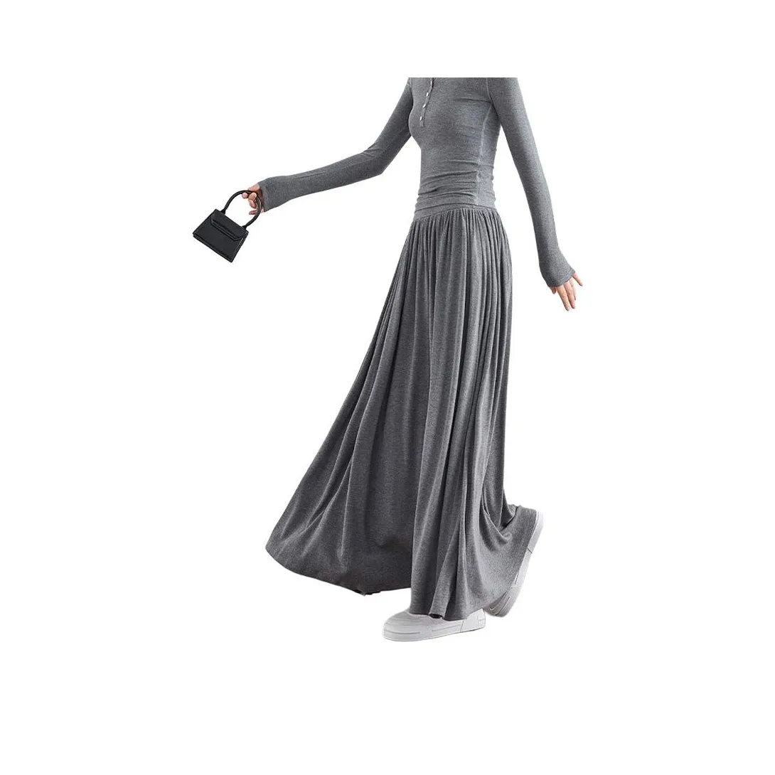FAESSLIN Плиссированная юбка Женская Фотиния Серый