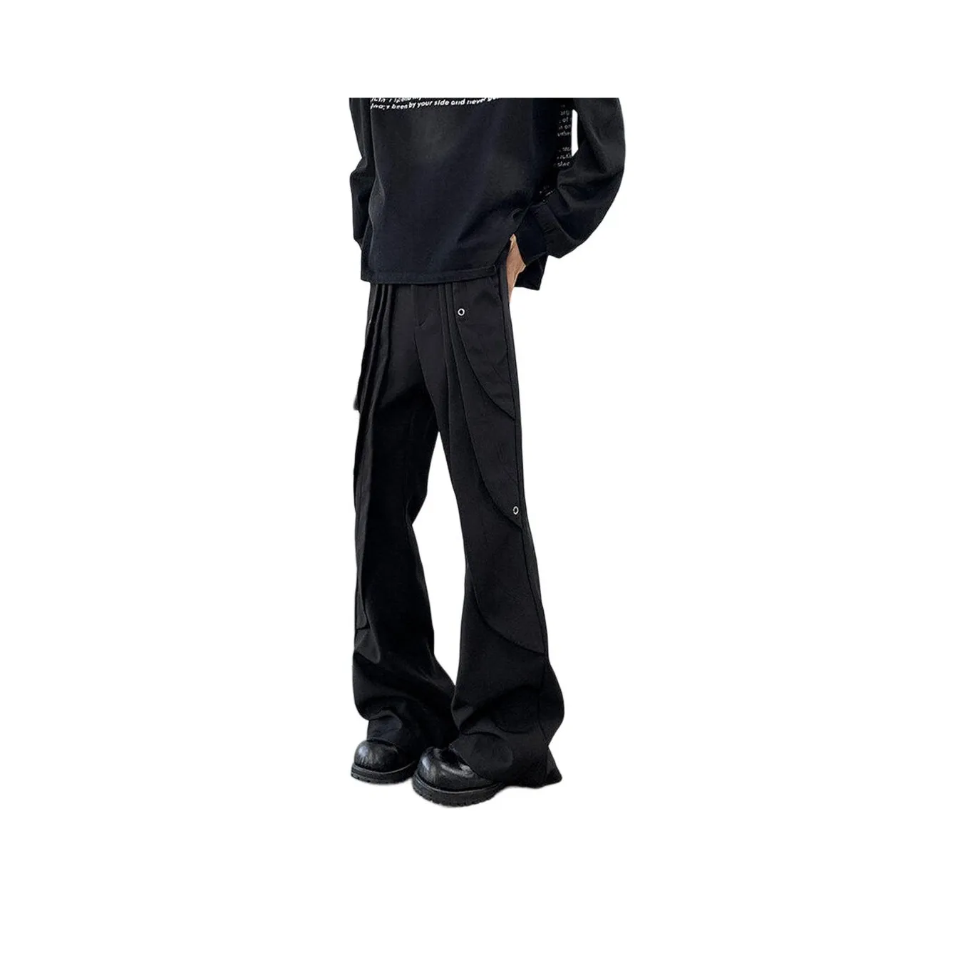 CORNILOT Casual Pants Unisex Black