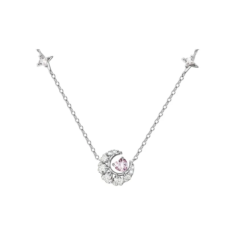 FANCI Dreamy Heart Moon Series S925 Necklaces Women's
