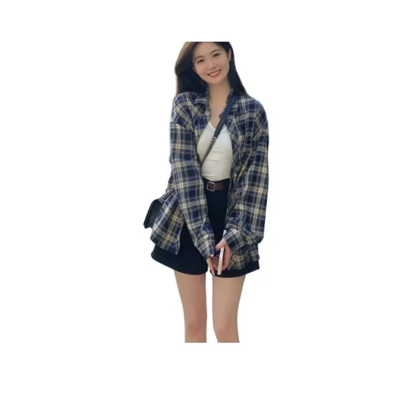 мм Темно-синие женские рубашки