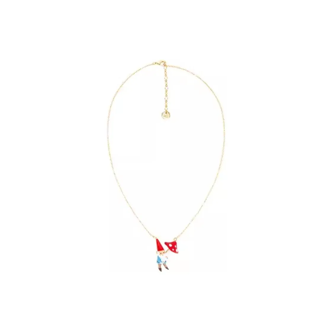 LES NEREIDES Золотой Покрытый Брасс Колье Женские Золотой