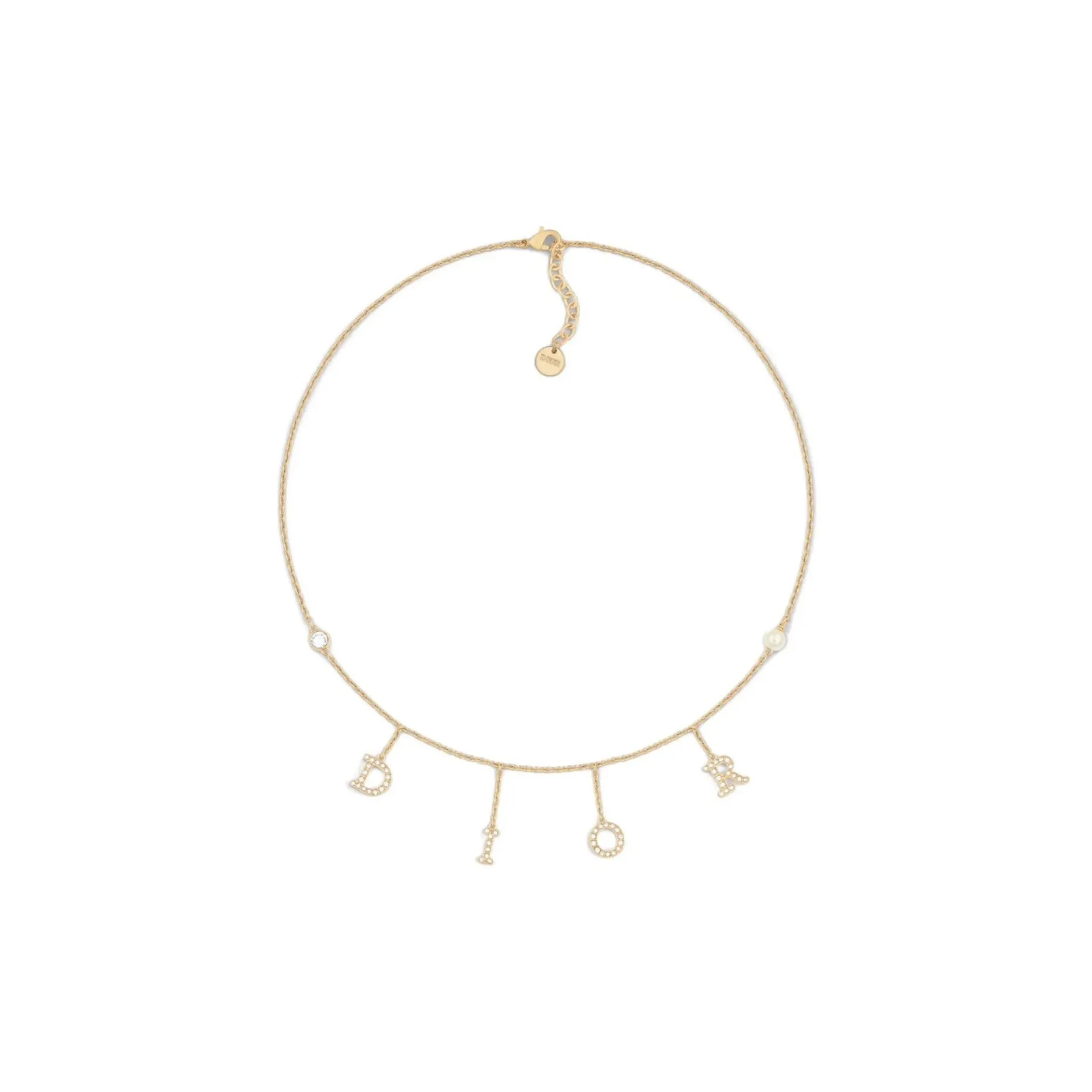 DIOR Metal Necklaces Women's Gold