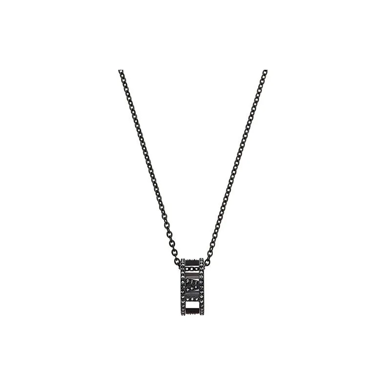 Swarovski My Hero PVD Electroplated Necklaces Men's Black