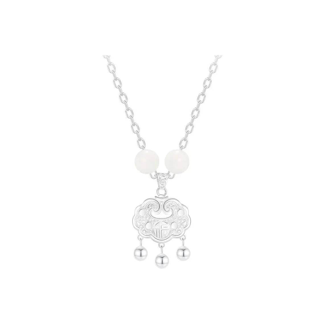 Cuz Strange Intention Белый нефрит Бодхи Ожерелья Женские