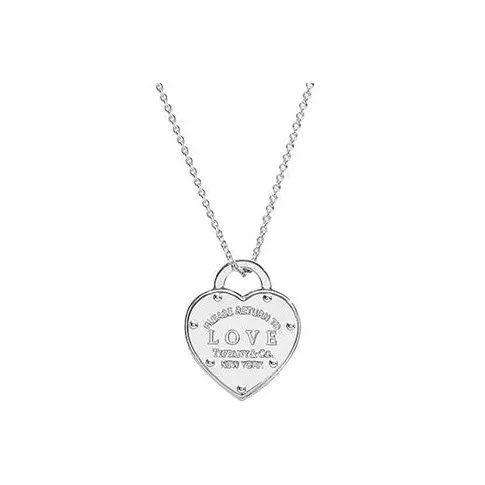TIFFANY & CO. Return To Tiffany Collection Necklaces Unisex Silver