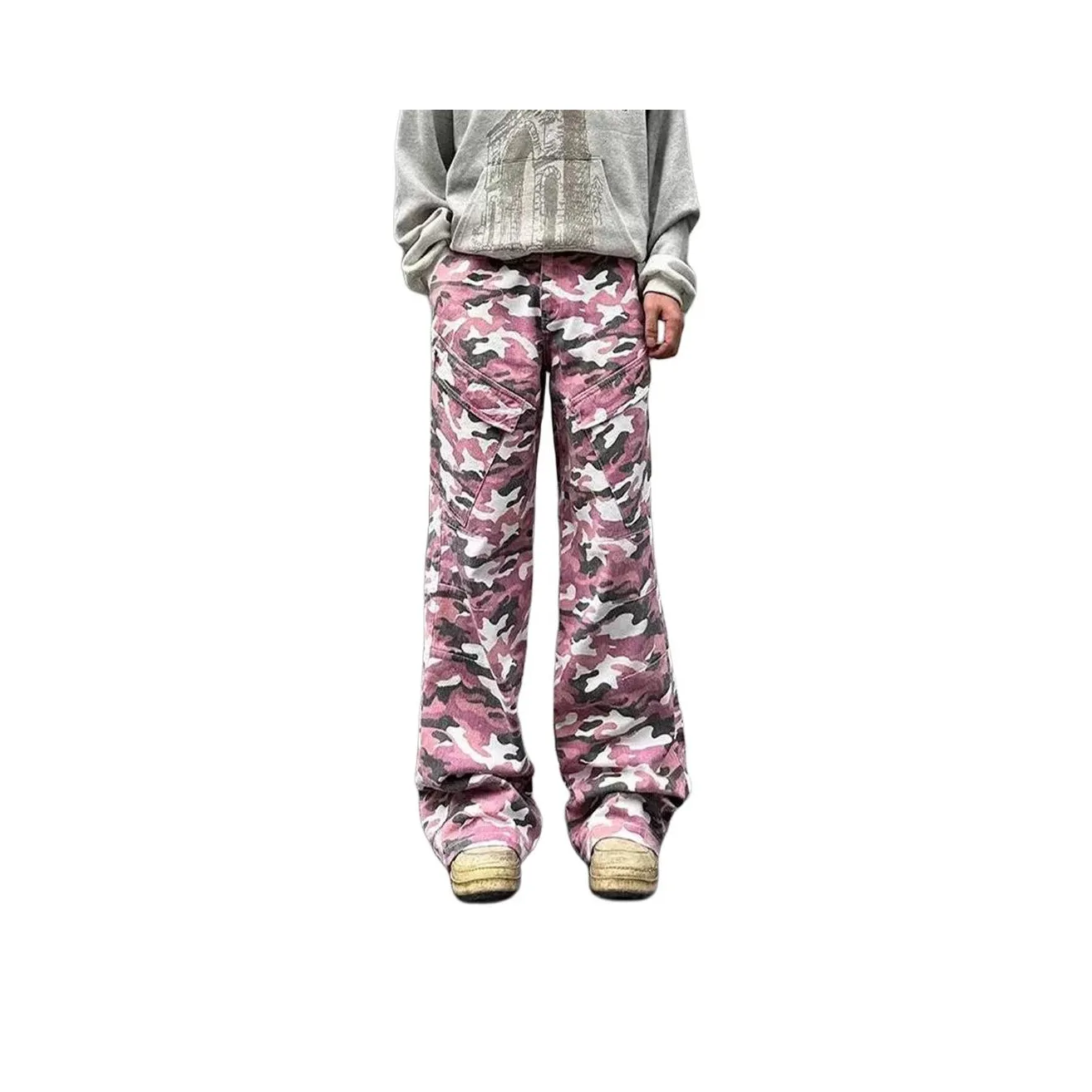 NHZN Розовые Женские Джинсы