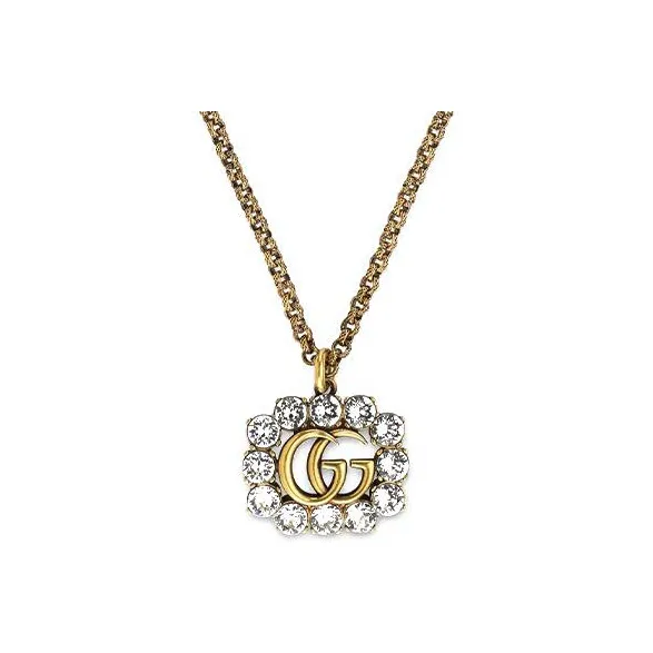 GUCCI Necklaces Women's Used Gold