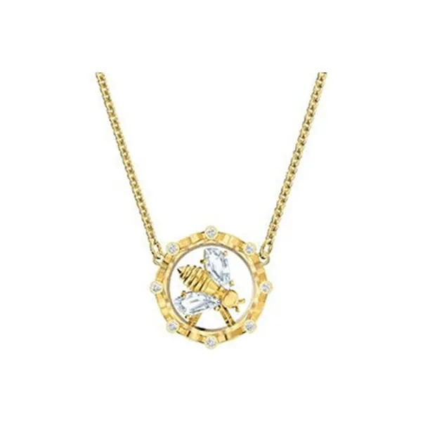 Swarovski Bee A Queen Alloy/Gold Plated/Silver Plated Necklaces Women's