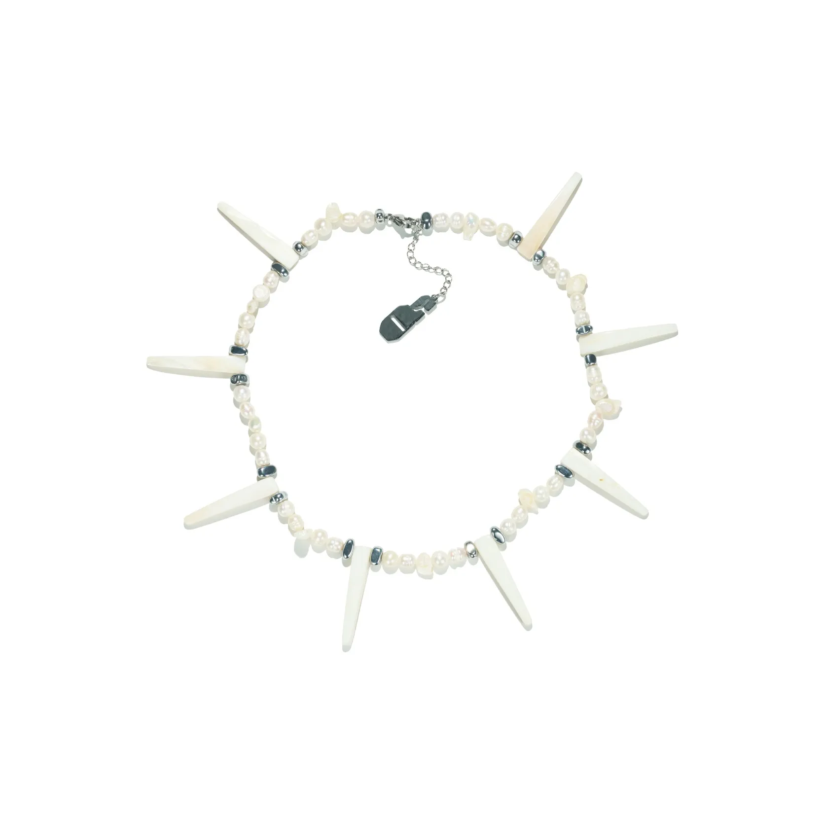 Get'em ON Shell Pearl Нержавеющая сталь Ожерелья Унисекс