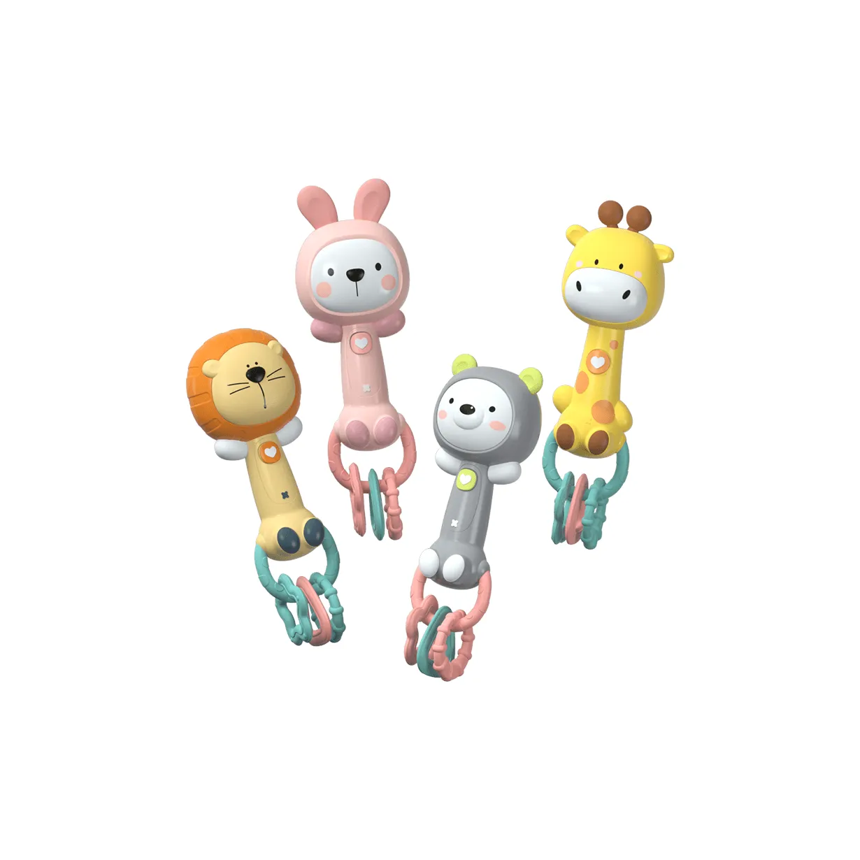 Babytry Мультяшные Погремушки Развивающие Игрушки