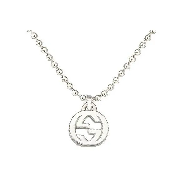 GUCCI Interlocking G Necklace In Silver