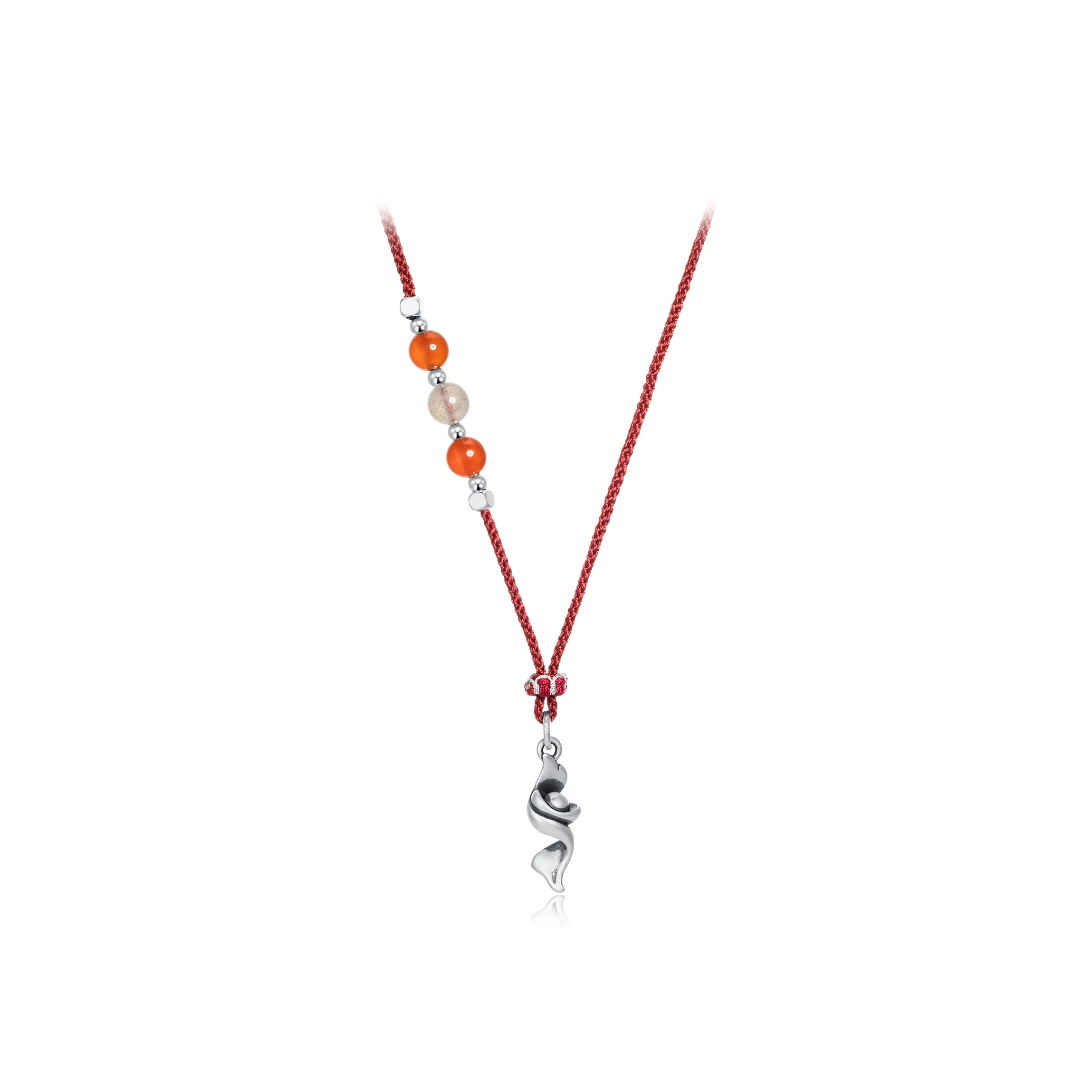 Jodie&Kevin The God Of Wealth Ancestral Court Joint Name Colored Glaze Necklaces Unisex