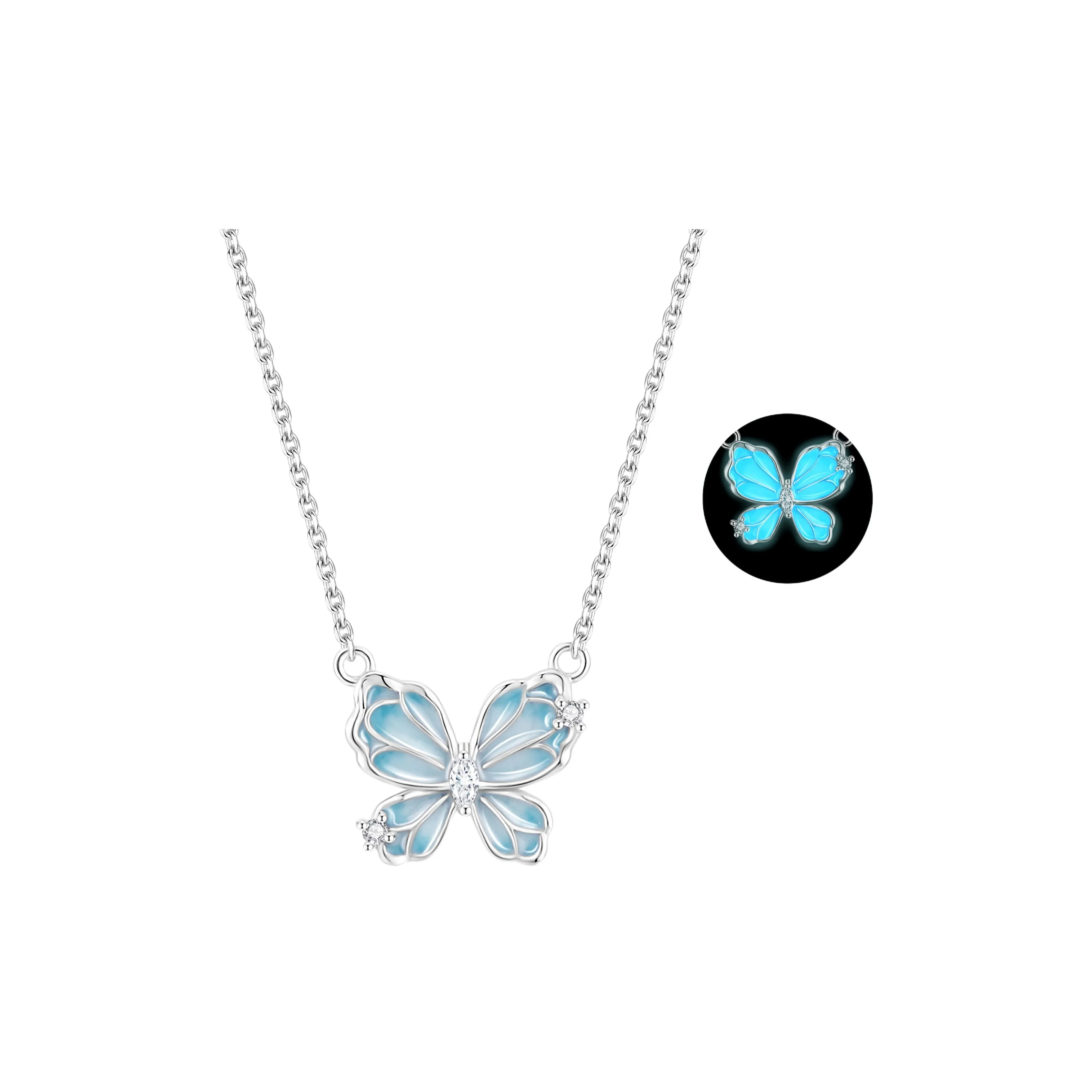 ZSY Серебряные 925 Ожерелья Женские