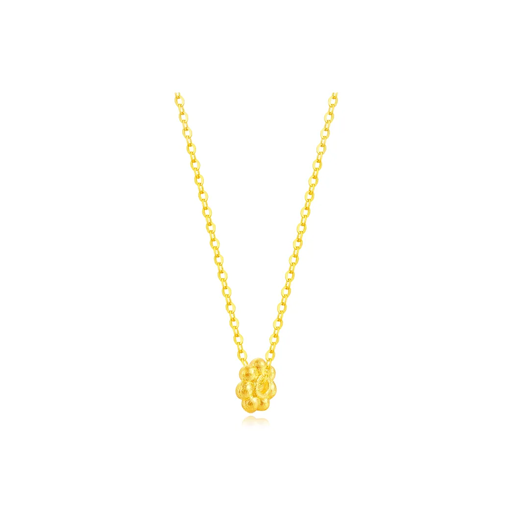 Fortune Gold Jewelry Box Necklace Unisex