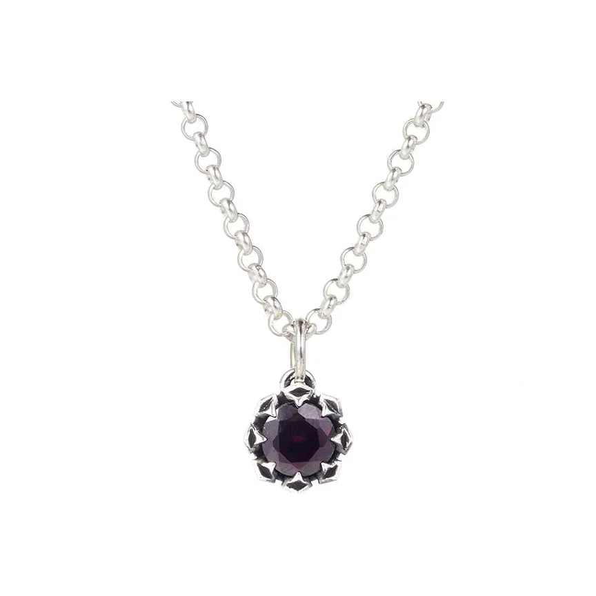 KING BABY Necklaces Unisex Crown Pomegranate Floral Necklace